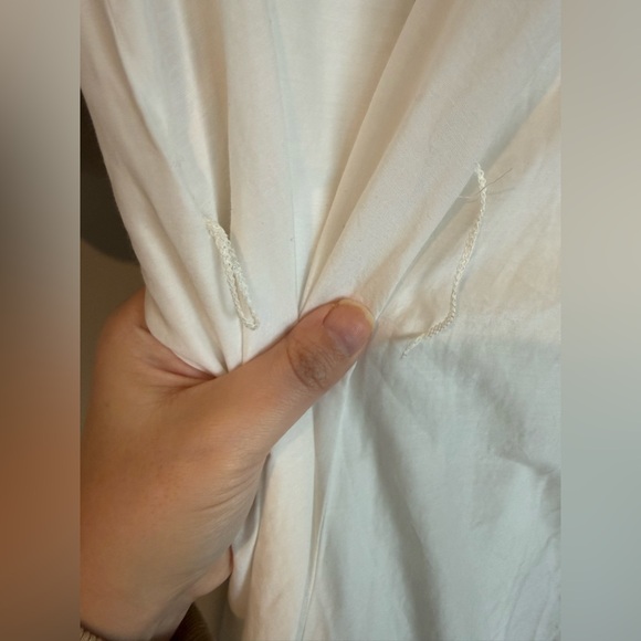 By Anthropologie White Off-The-Shoulder Peasant Dress - Picture 11 of 15